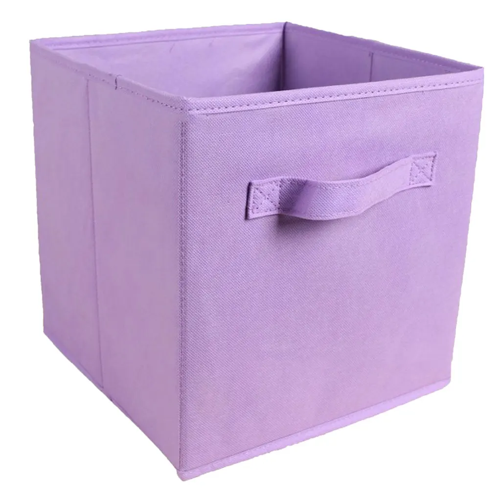Cube Storage Basket Fabric Drawers Organizer Box Bin Open Design, Laundries Hamper, Closet Shelving Organizer Box