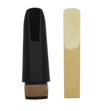 High Quality Clarinet Clarionet Mouthpiece Plastic with Bamboo Reed Woodwind Instrument Accessories