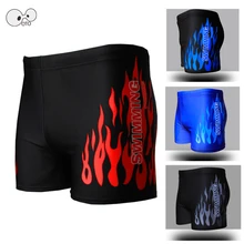 Мужской пляжный купальник, 3 цвета, плюс размер, спортивные плавки, шорты, мужские трусы, высокая талия, консервативные плавки