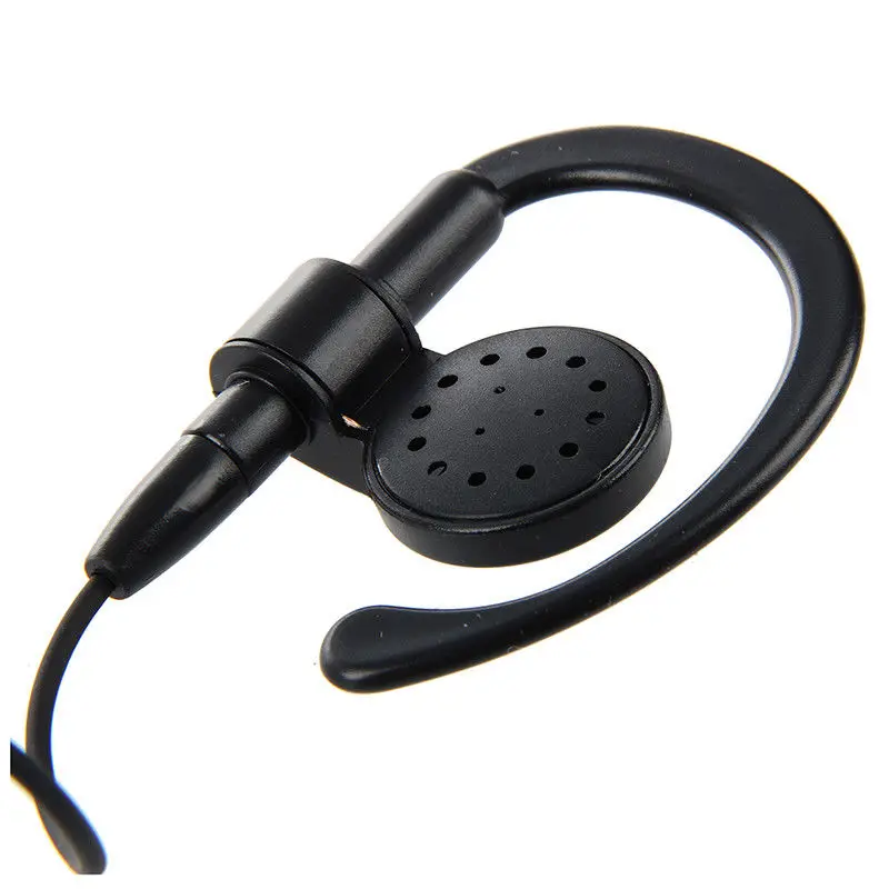 Черная Проводная 2 Pin наушники PTT Mic гарнитура для Kenwood TK двухстороннее радио