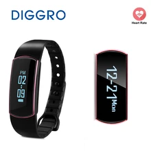 Diggro SH09 SmartBand IP67 Водонепроницаемый монитор сердечного ритма спортивные браслет здоровья шагомер fitnesstracker для Andriod IOS телефоны