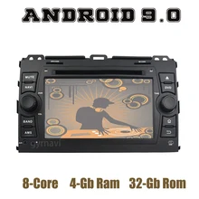 PX5 Android 9,0 Автомобильный gps Радио мультимедийный плеер для toyota Prado 120 2006-2010 с wifi usb 4+ 32GB авто стерео