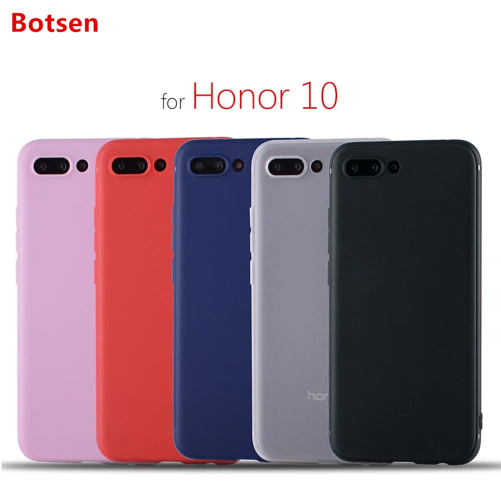 

for huawei Honor 10 case silicone cover 5.84" Slim tpu case for honor 10 coque etui hoesje capa on 360 shockproof phone bags