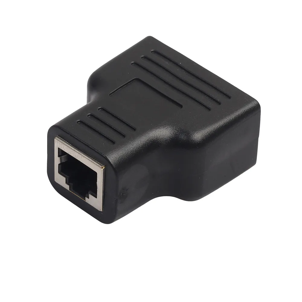 

For RJ45 Splitter Adapter 1 to 2 Dual Female Port CAT 5/CAT 6 LAN Ethernet Socket N.23