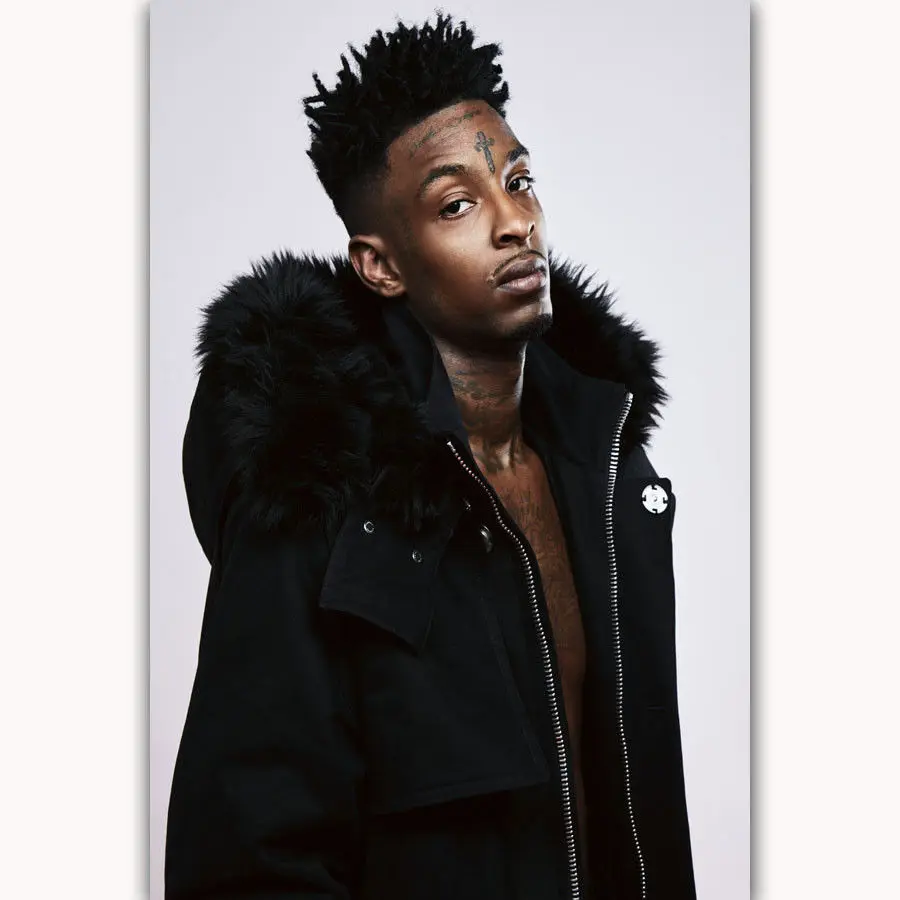 Художественная печать новый 21 savage Custom Rapper Music Singer 14x21 24x36 27x40 дюймов Шелковый