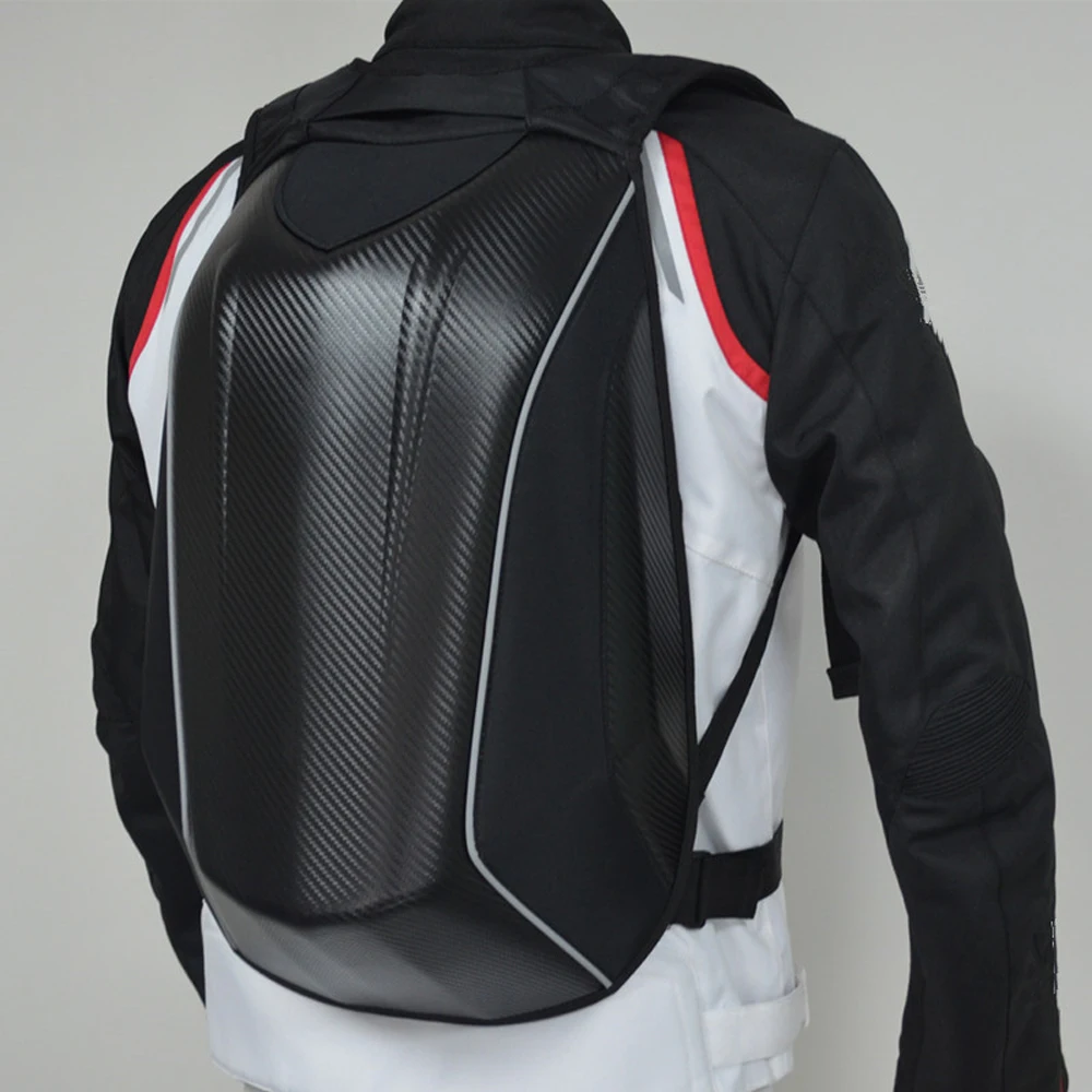 Мотоцикл 30L рюкзак для шлема сумка из углеродного волокна светоотражающий, для мотокросса, для езды, гоночная сумка, водонепроницаемая мотоциклетная двойная сумка на плечо