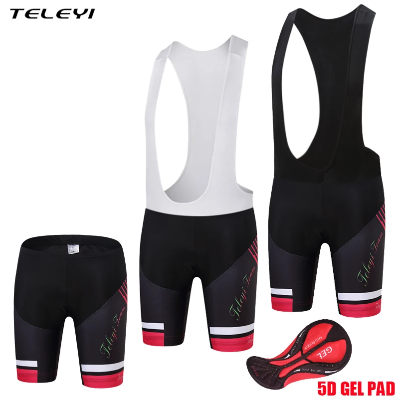 

TELEYI 2017 Cycling Bib Shorts Women Triathlon MTB Downhill Shorts 5D Padded Breathable Bike Bicycle Bib Shorts Cycling Clothing