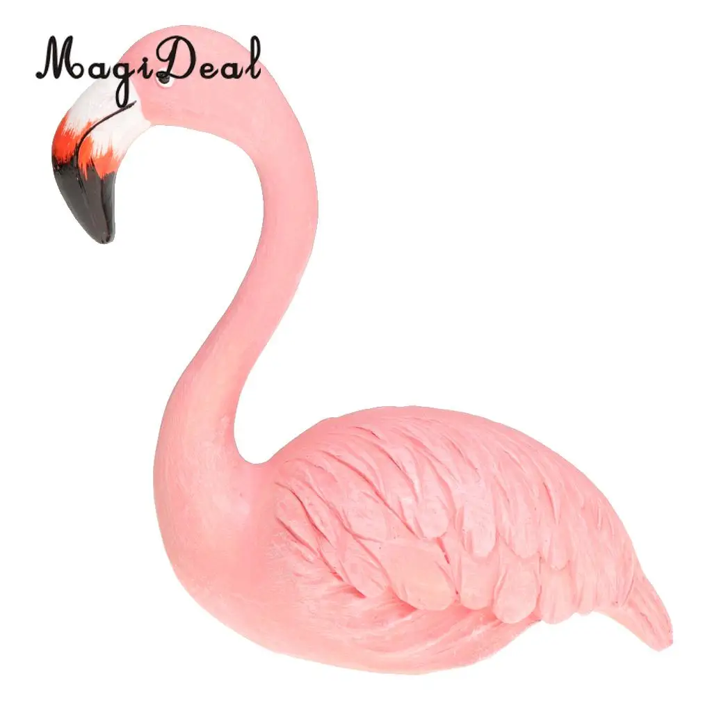 Chic Flamingo Ormament Figurines Sculpture Wedding Decor Home Decoration 8 Styles 8-15cm, Pink