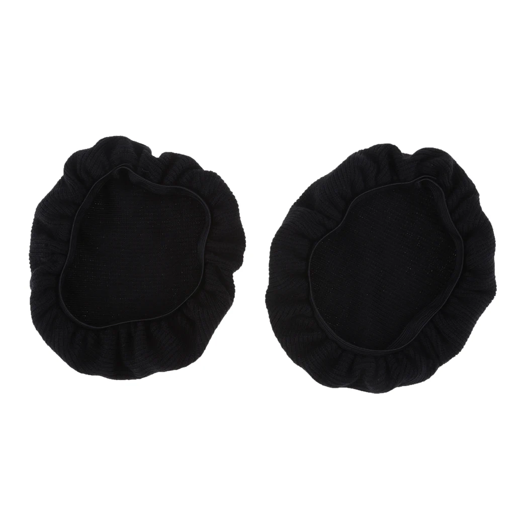 Pairs Black Stretchable Washable Earcup Cover Fabric Headphone Cover for Most On Ear Headphones within 9~11cm Earpads