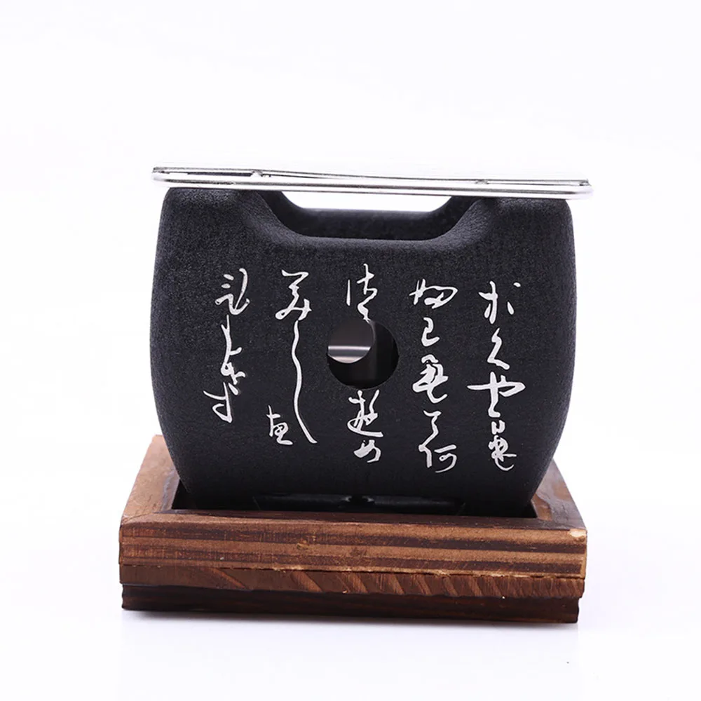 Японский стиль алюминиевый сплав барбекю уголь Гриль Открытый Кемпинг портативный барбекю текстовая плита для 2-4 человек