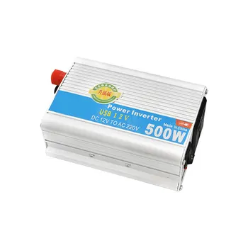 

Marsnaska Car Inverter 12v 220v 50Hz Auto Inverter 12 220 Cigarette Lighter Plug Power Converter Inverter Peak Power 500W
