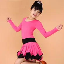 Новое поступление, черное/розовое/синее платье для девочек Disfraces Infantiles, детские спортивные платья для танцев, костюмы для бальных танцев