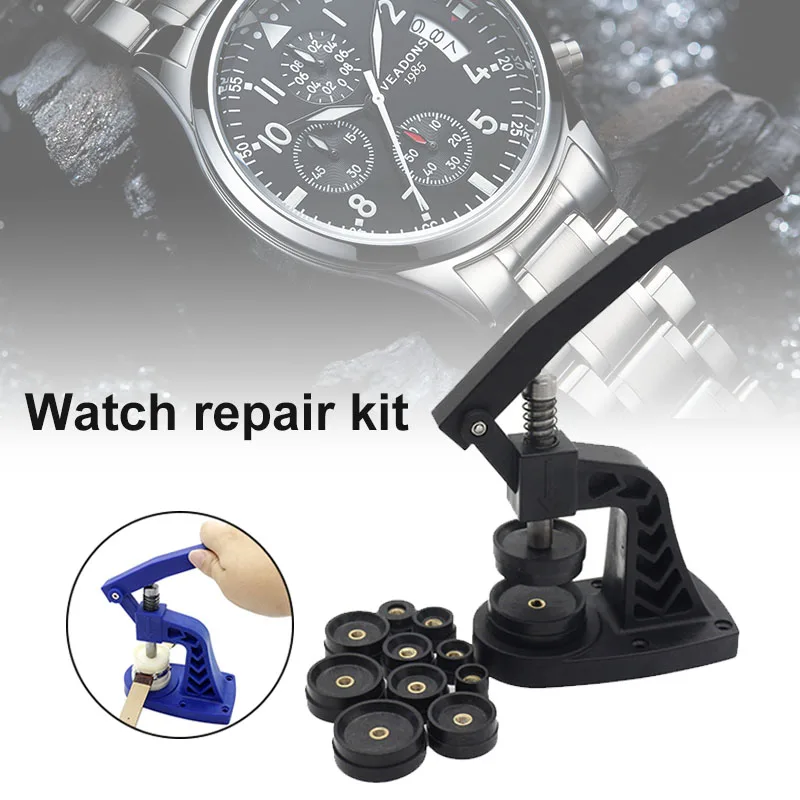 

New Professional Watch Press Kit with Dies for Closing off Watch Back Cover NE