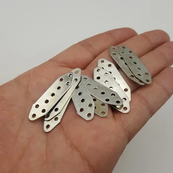 

10PC/lot 35X10mm 9 holes Corner Brackets Corner code Perforated shaft bracket for DIY model making