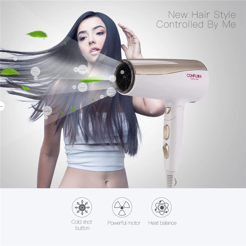

220-230V Foldable Hair Blower Dryer Compact Hairdryer Salon Professional Hair Dryer AC Motor Hair Drier Household Equipment