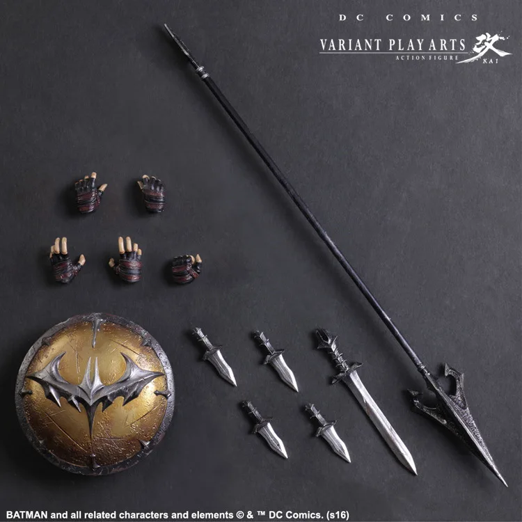 Play Arts Kai Batman 1/6 scale painted figure Variant variable Ver. Timeless Spartan PVC Action Figures Collectible Model Toys-1