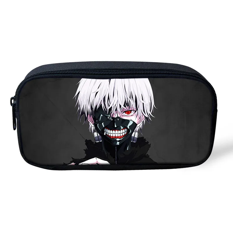

THIKIN Anime Tokyo Ghoul Primary Women Make up Bags Kaneki Ken Student School Pencil Bag Children PencilBags Stationery Gift