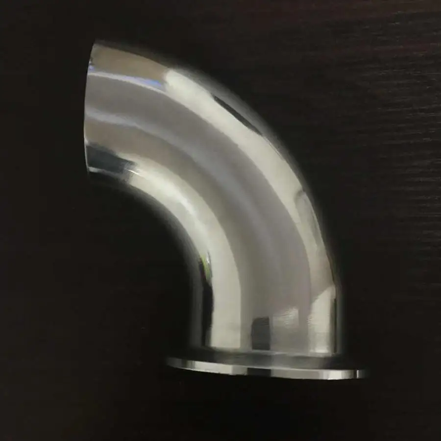 25 мм 1 &quotтруба OD стыковая сварка x 5&quot Tri Clamp SUS 304 нержавеющая сталь 90 градусов