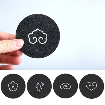 

300pcs 7/8/9/12/14cm Felt Coaster Cup Mats Cartoon Pad Fabric Cup Mug Mat Coffee Tea Holder Home Decoration ZA6144