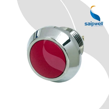 

Brass Material Waterproof IP65 Mini Button Switch / Round Shape Metal Push Button Switch (SP12-A8)