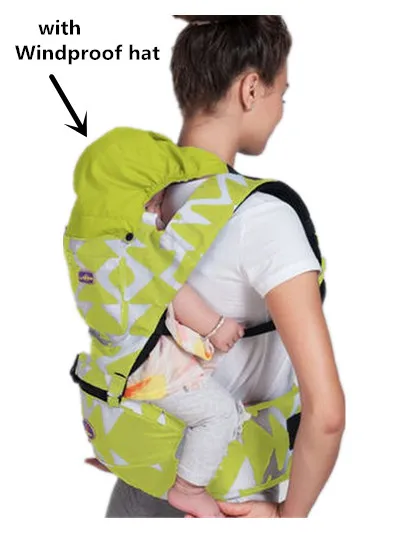 Акция! Кенгуру Best продажи классический рюкзак кенгуру слинг малышей Обёрточная бумага Райдер Холст рюкзак ребенка - Цвет: Армейский зеленый