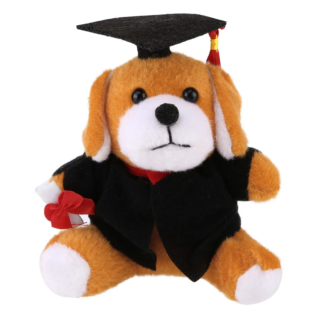 graduation dog plush