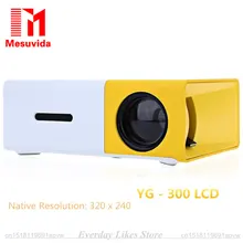 Мини Вероятные Проектор Краткий Эффективный Компактный YG300 YG-300 ЖК-Проектор 400-600 ЛМ 320×240 Pixels Главная Smart Media Player
