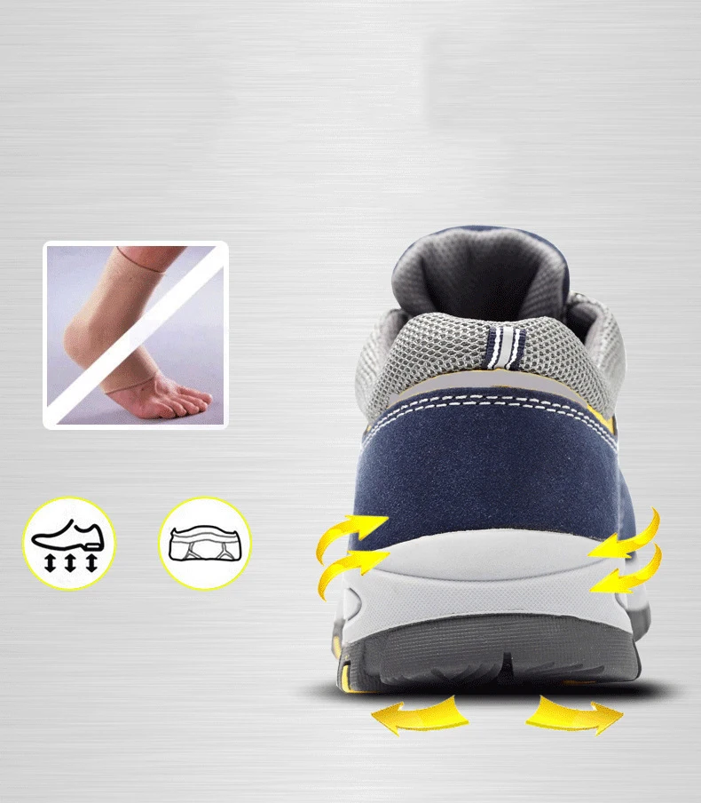 Novo à moda resistente tênis de segurança