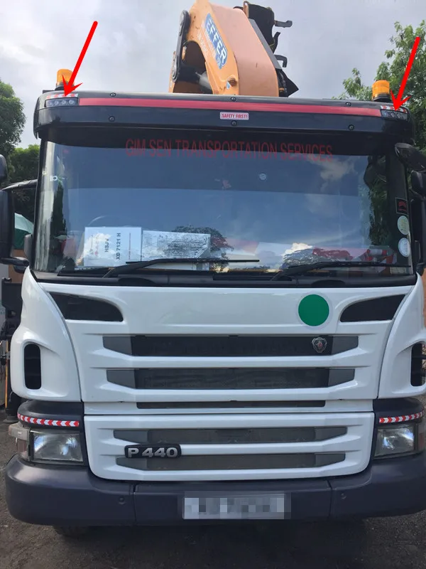 1 х 24 В Белый Янтарный светодиодный боковой маркер для Scania габаритный фонарь