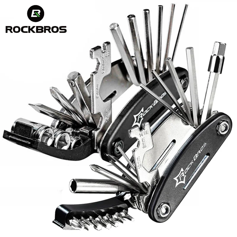 ROCKBROS Multifunction Bike Repair Tools Kit Hex Spoke Cycling Screwdriver Tools 