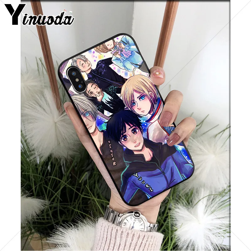Yinuoda Anime Yuri on ice TPU Soft Phone Accessories Cell Phone Case for iPhone 8 7 6 6S Plus X XS MAX 5 5S SE XR Cellphones Yinuoda Anime Yuri on ice TPU Soft Phone Accessories Cell Phone Case for iPhone 8 7 6 6S Plus X XS MAX 5 5S SE XR Cellphones
