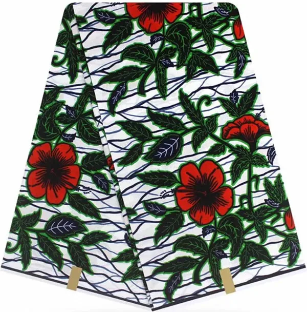 Горячая африканская ткань для платья африканская восковая ткань tissus воск Анкара ткани 6 ярдов хлопковая ткань HH-A1 - Цвет: 26