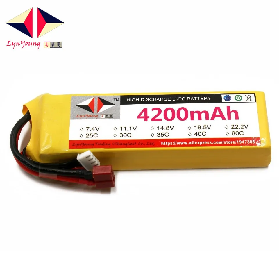 

HX Lipo Battery 2S 7.4V 4200mah 25C 30C 35C 40C For RC Drone Quadcopter Helicopter Airplane Boat Car