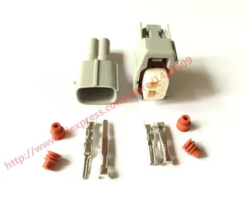 

20 Set 2 Pin Female Male Sumitomo Knock Sensor Connector Socket For Toyata Corolla 90980-11875