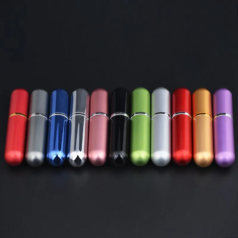 MUB – 5ml Refillable Portable Mini Perfume Bottle &Traveler Aluminum Spray Atomizer Empty Parfum Bottle