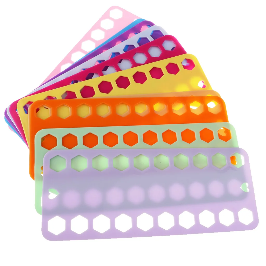 10 Pieces Embroidery Thread Board Organizer Sorter Cross Stitch Thread Plate Sewing Tools Accessories