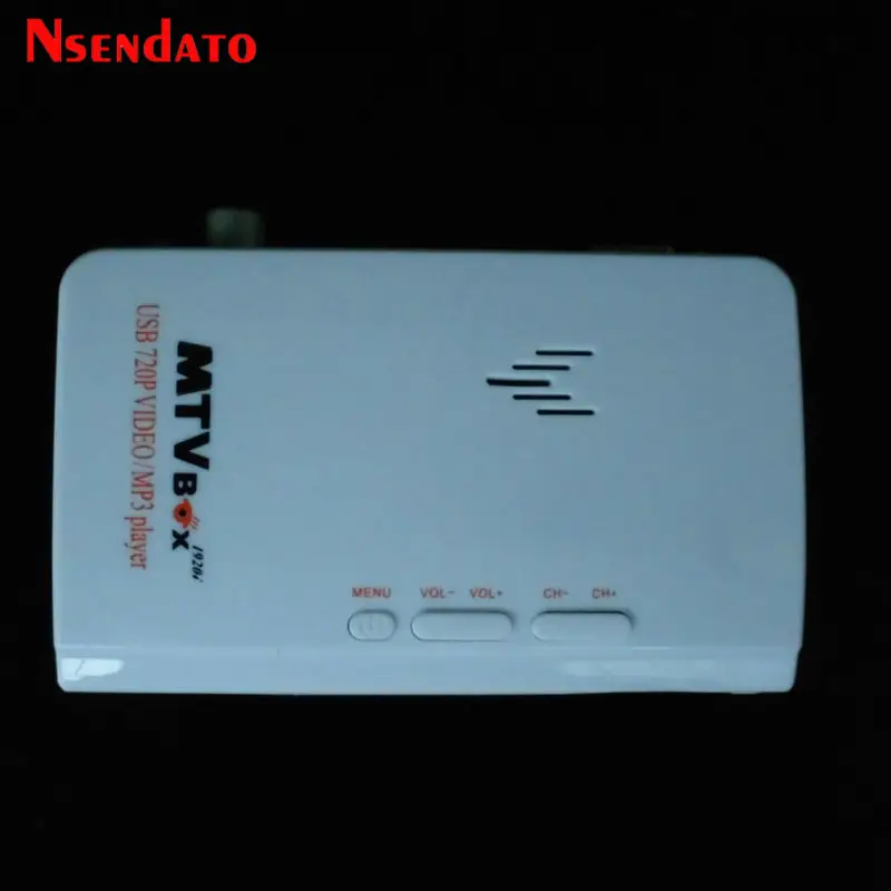 External TV Tuner VGA MTV Box for lcd monitor AV To VGA Receiver Tuner TV Set Top Box With Remote Control Support PAL/NTSC