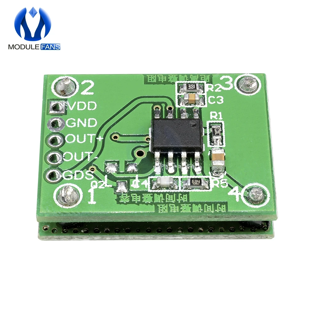 DC 12V LV002 10,525 ГГц 8-15 м доплеровский радиолокатор микроволновой микроволновая печь Сенсор модуль автоматического включения света с источником питания от постоянного тока, 6 V-40 V Diy Kit Электронная печатная плата