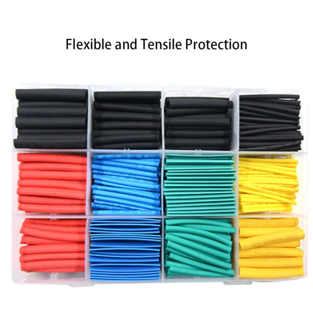 530PCS Shrink Tubing Environmentally Friendly Flame Retardant Shrink