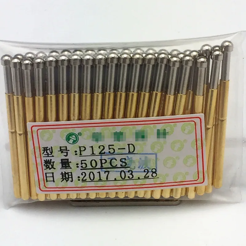 

P125-D Dia 2.02mm 180g Pressure IC Spring Test Probe Pin