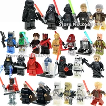 Single sale star wars Darth vader Jedi Knight C 3PO R2D2 Luke Skywalker with Lightsaber figures