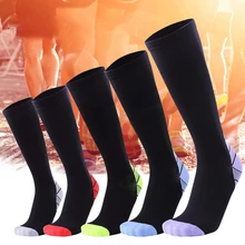 Спортивные носки для бега компрессионные гетры теплые рукава чулок для мужчин и женщин Открытый Велоспорт Альпинизм футбол баскетбол
