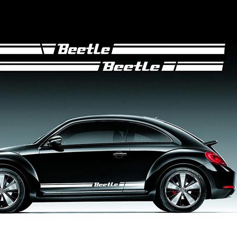 2 шт KK автомобиля боковой стикер тела для Volkswagen Beetle 2013 до