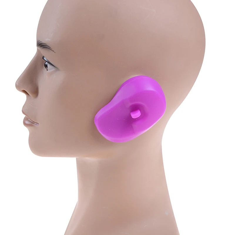 1 пара силиконовое покрытие для уха практичное покрытие для волос для путешествий водный шампунь защита для ушей для ухода за ушами
