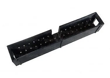 Male IDC Box Header w/ Lock 2.54 mm Vertical PCB Mount 2 Pcs 2x17 Pin