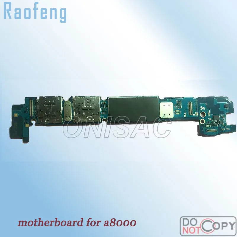 

Raofeng Well worked For Samsung Galaxy A8 a8000 Motherboard Unlocked full function mainboard with chips Logic Board