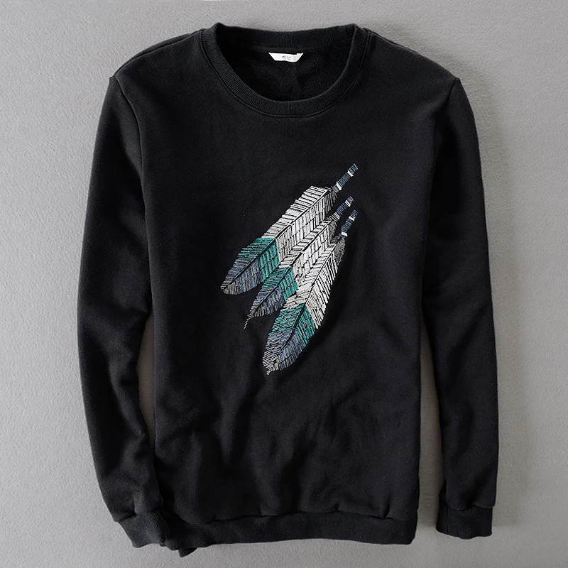 

Italy brand new men hoodies long sleeve cotton sweatshirt mens fashion business autumn hoodie male embroidery soft capuchon 3XL