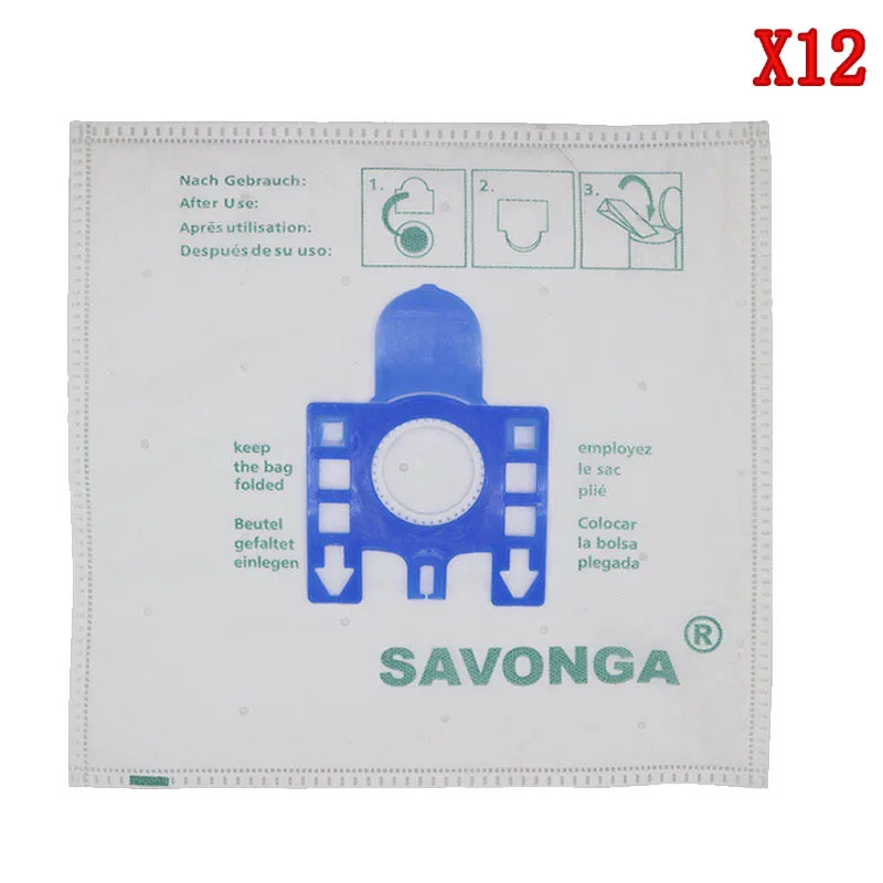 

12pcs High quality For Miele FJM dust bag For MIELE FJM GN Type Vacuum Cleaner Hoover DUST BAGS & FILTERS CAT DOG Size 270*270MM