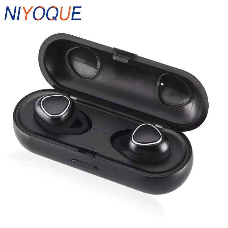 

NIYOQUE Mini Wireless Bluetooth Headphones TWS Sports Waterproof Mini Bluetooth Headsets For IPhone Xiaomi Huawei Android Phone