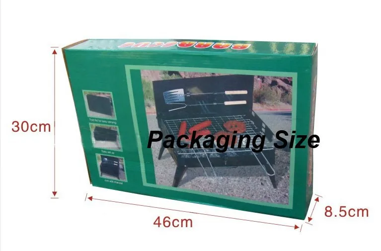 Grelhador a Carvão para Churrasco Fogão ao ar Outdoor Camping Caminhadas Picnic Churrasqueira Forno Livre 5 High Quality Esporte e Lazer